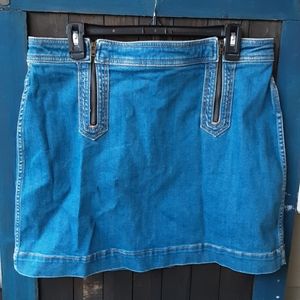 Anthropologie Denim Short skirt size 14.